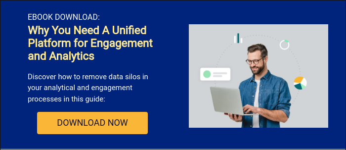 EBOOK DOWNLOAD: Why You Need A Unified Platform for Engagement and Analytics   Discover how to remove data silos in your analytical and engagement processes in this guide: